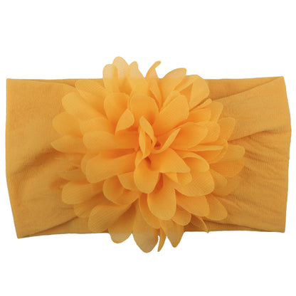 Chiffon Flower Baby Headband - Cute Princess Hair Accessories for Infant Girls - DropOnline.co