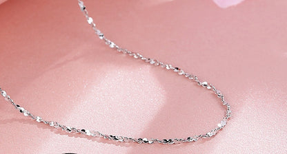 S925 sterling silver necklace - DropOnline.co