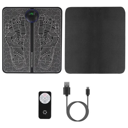 Foot Massage Pad Electric Stimulator Massager Unit Leg Reshaping Muscle Pain Relax - DropOnline.co