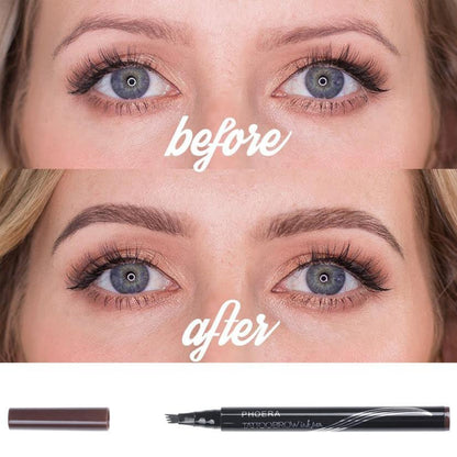 New Long Lasting Ultra-Fine Four-Comb Eyebrow Pencil - DropOnline.co