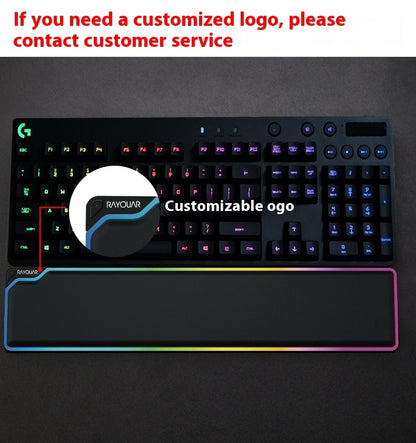 RGB Keyboard Support Wristband High Rebound Luminous Machinery Keyboard Support - DropOnline.co