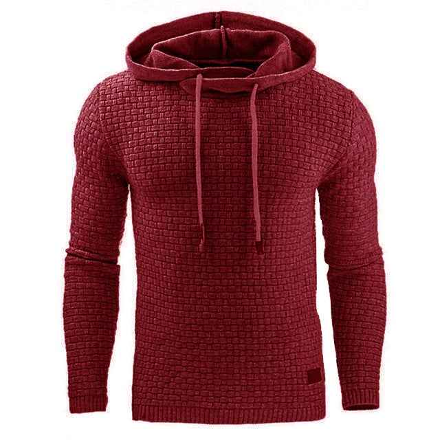 Men's Classic Hooded Sweater - Comfortable Pullover Hoodie