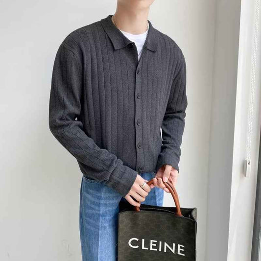 Trendy Casual Loose Lapel Men's Sweater
