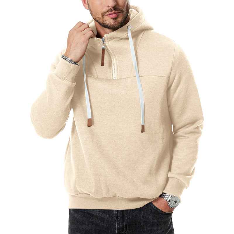 Men's Zip-up Hooded Sweatshirt New Style For Autumn And Winter