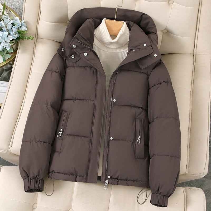 Hooded Thick Padded Coat For Petite Winter Jacket