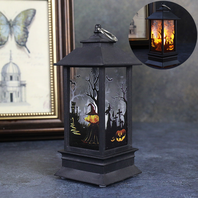 Halloween Simulation Flame Lanterns - Pumpkin Design