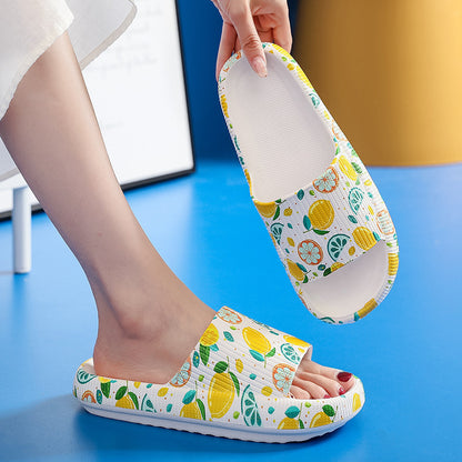 Women's Graffiti Stool Soft Sole Slippers - DropOnline.co