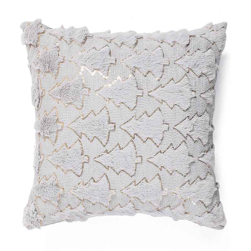 Holiday Ornament Plush Pillowcase - Festive Bedroom Bedside Cushion Cover - DropOnline.co