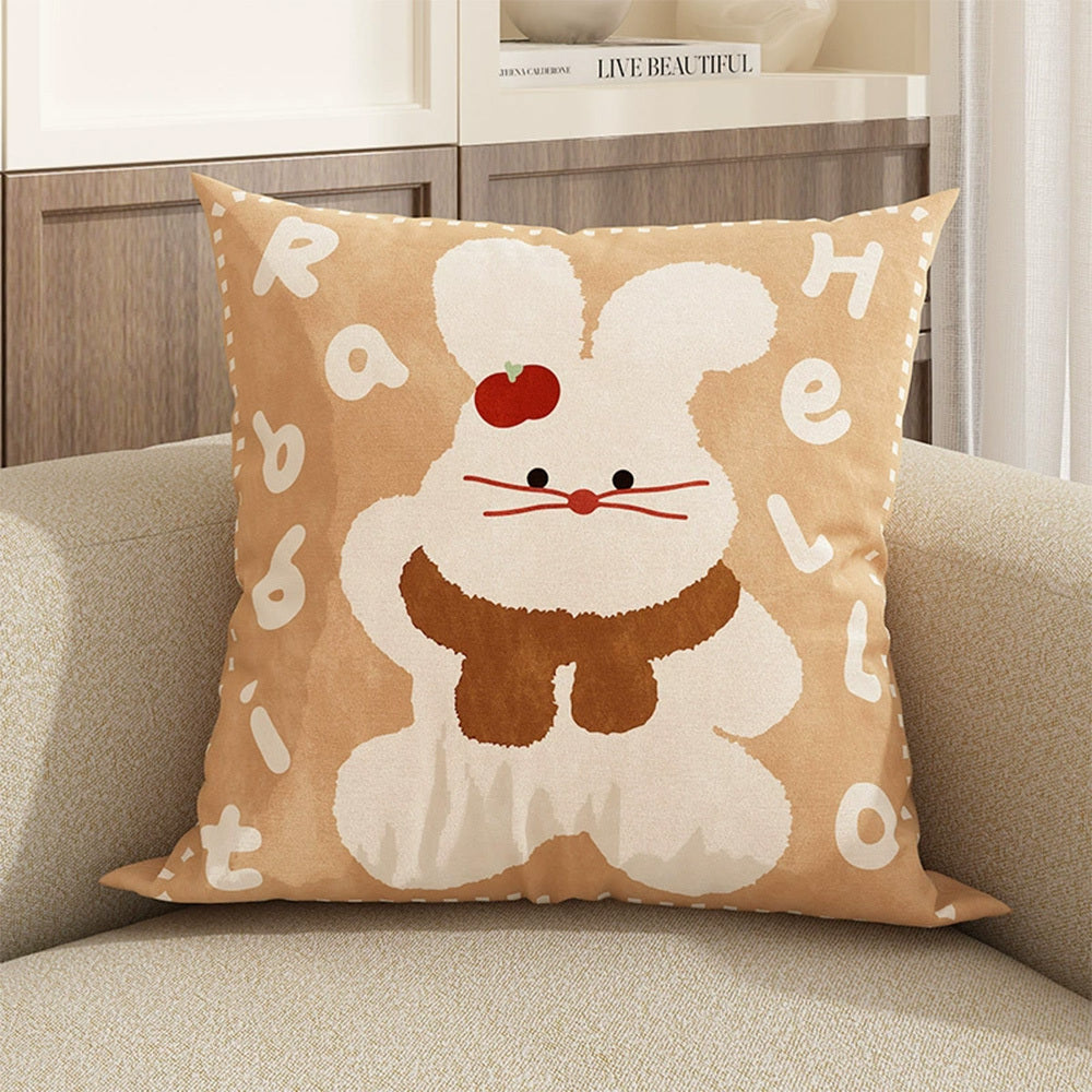 New Cute Dog Pillowcase Bedroom Cushion Cover Sofa Cushions Pillows Cover 45x45cm Pillow Case Home Decoration Car Office Seat