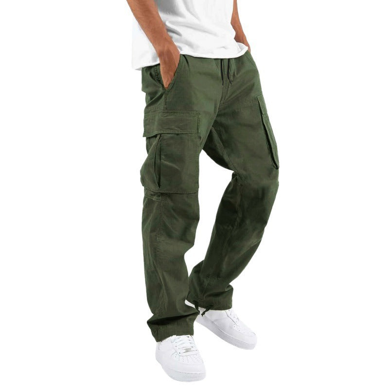 Men's Trade Drawstring Multi-Pocket Casual Trousers - Utility Cargo Pants