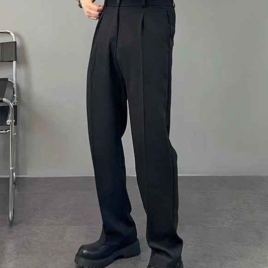 Straight-leg Men's High-end Slim-fit Versatile Casual Pants
