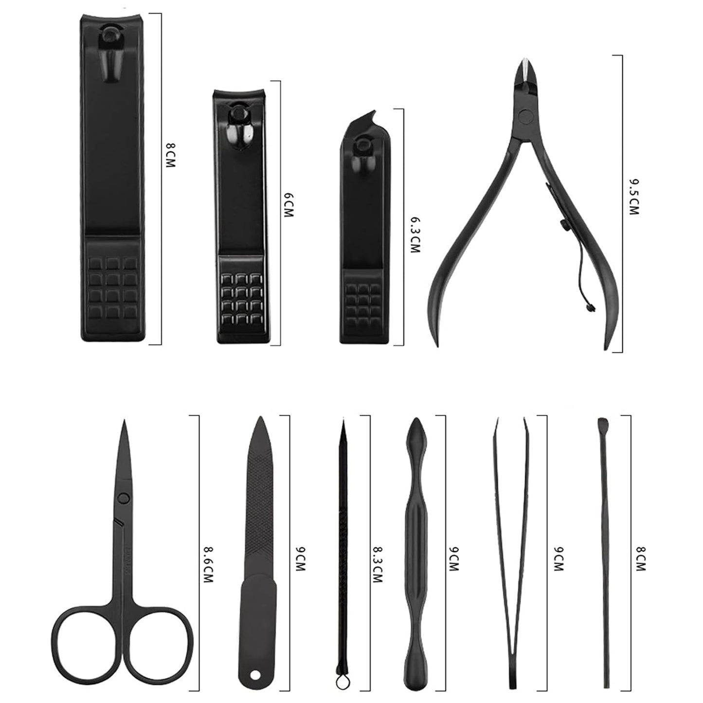 18-Piece Nail Clippers Trimming Tool Set Manicure Set Pedicure Kit Nail Clippers  Professional