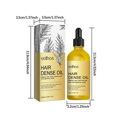 EELHOE Rosemary Hair Treatment Oil Scalp Cleansing Conditioning Volumizing Smoothing Repair Dry Frizzy Hair Conditioning Hair Treatment Oil - DropOnline.co