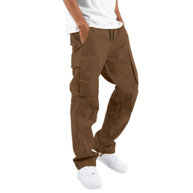 Men's Trade Drawstring Multi-Pocket Casual Trousers - Utility Cargo Pants