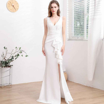 Evening Gown For Women High-end Elegant Simple And Light Luxury