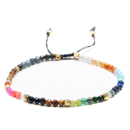 12 Constellations Seven Chakras Colored Stones Bracelet - DropOnline.co