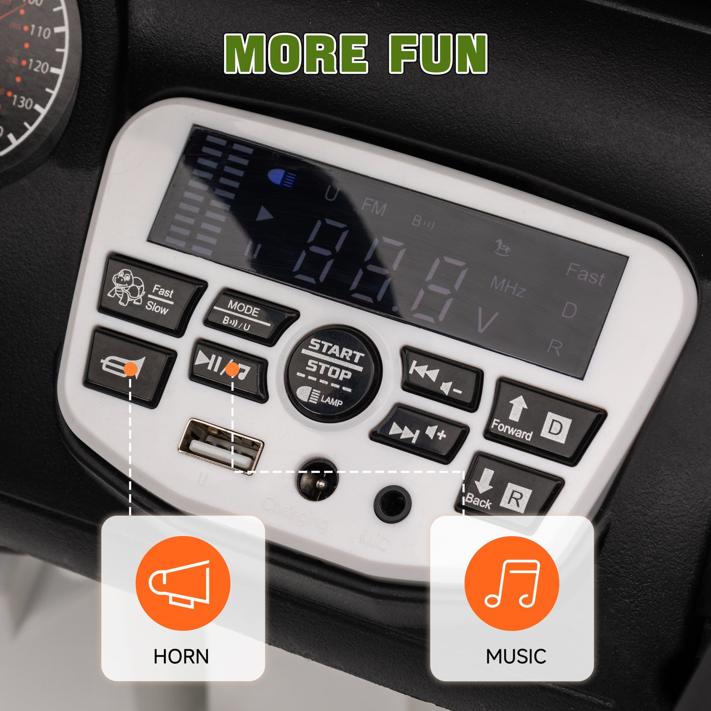 12V Battery Powered Ride on Car