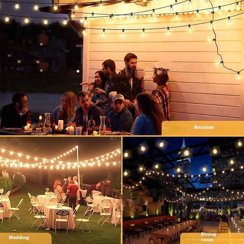 Outdoor G40 Globe String Lights - Waterproof Festival LED Lamp for Patio & Garden - DropOnline.co
