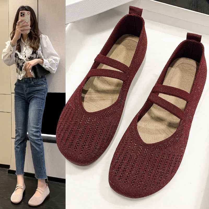 Summer Women's Breathable Hollow Mesh Shoes