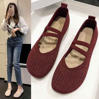 Summer Women's Breathable Hollow Mesh Shoes
