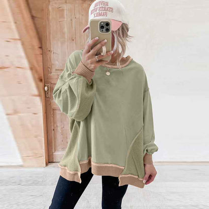 New Round-neck Long-sleeve Casual Versatile Hoodie