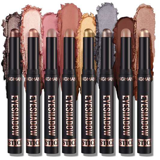 Shimmer Eyeshadow Stick - Easy-Apply Glitter Eyeshadow Stick 24 Shades Available