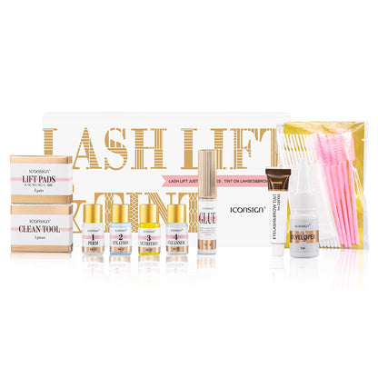 ICONSIGN Lash Lift EyeLash Eyebrow Dye Tint Kit Lashes Perm Set Brow Lamination Makeup Tools - DropOnline.co