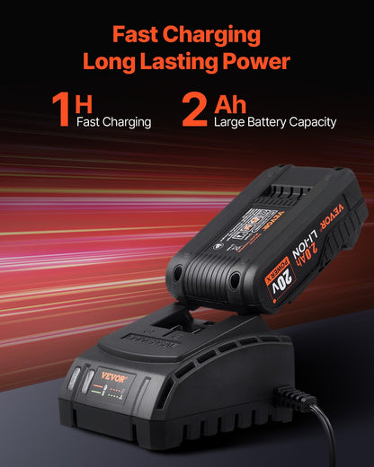 Tool Combo Kit Max 20V Cordless 2-Tool Power Combo Kit With 2.0 Ah Batteries