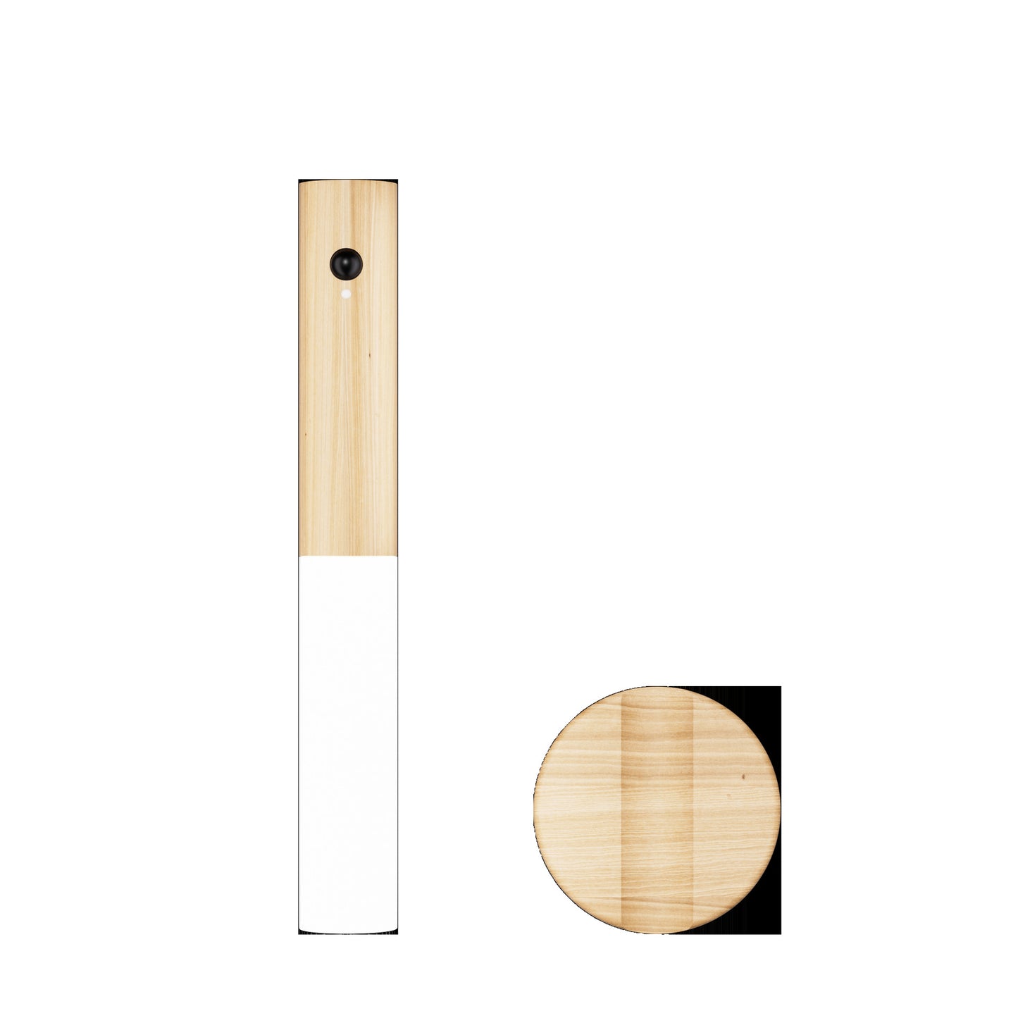 Solid Wood Motion Sensing Night Light - USB Rechargeable