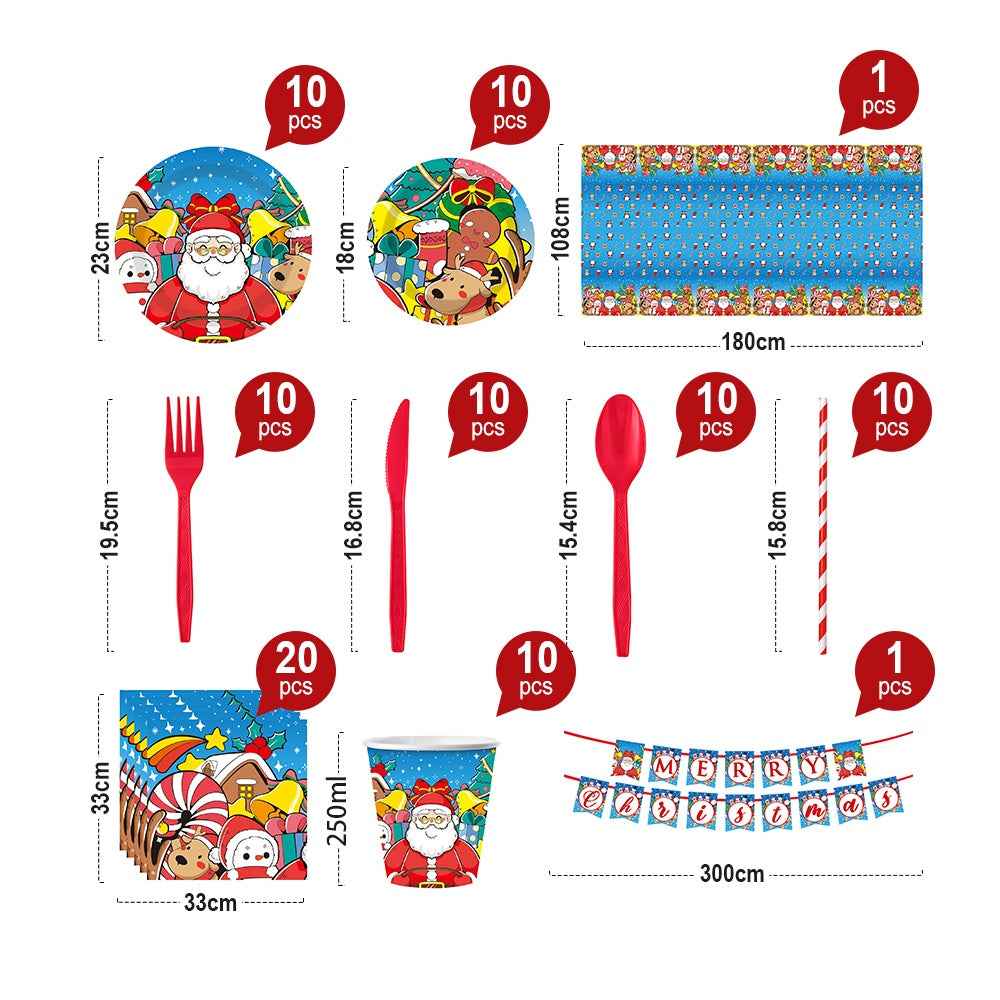 AI4380 - Christmas 10-Piece Decoration Set - DropOnline.co