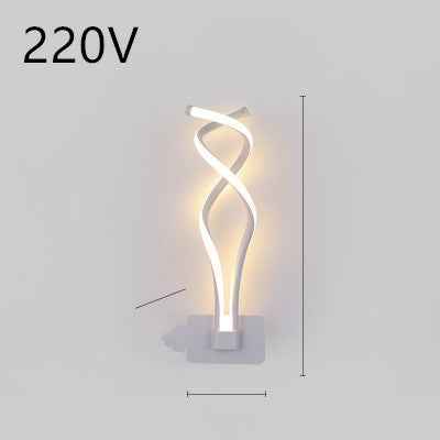 led wall lamp nordic minimalist bedroom bedside lamp