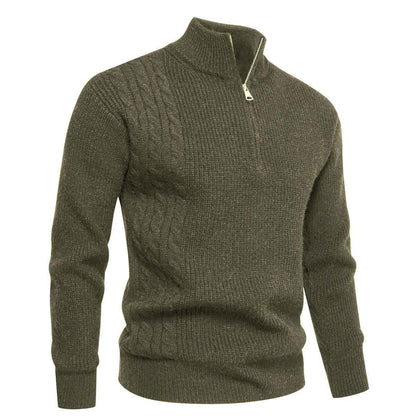 Autumn And Winter Men's Half-zip Pullover Sweater