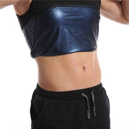 Unisex Corset Sweat Suit Belly Fitness Vest - Compression Training Top