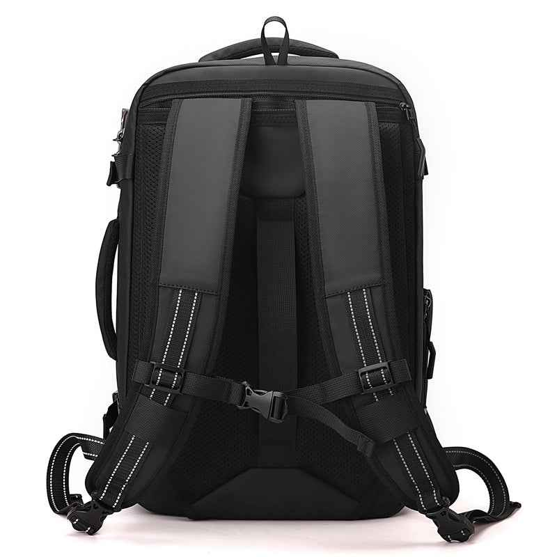 Men's Belt Password Lock Business Backpack Scalable Backpack