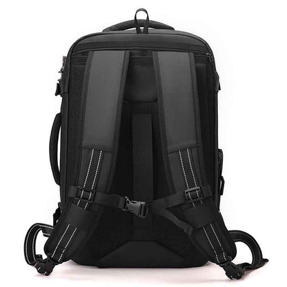 Men's Belt Password Lock Business Backpack Scalable Backpack