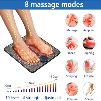 EMS Foot Massager Leg Electric Deep Reshaping Kneading Muscle Pain Relax Machine - DropOnline.co