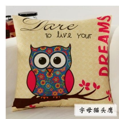 Square back cushion head cushion set square pillow cartoonpillow core pillow car small animal sofa