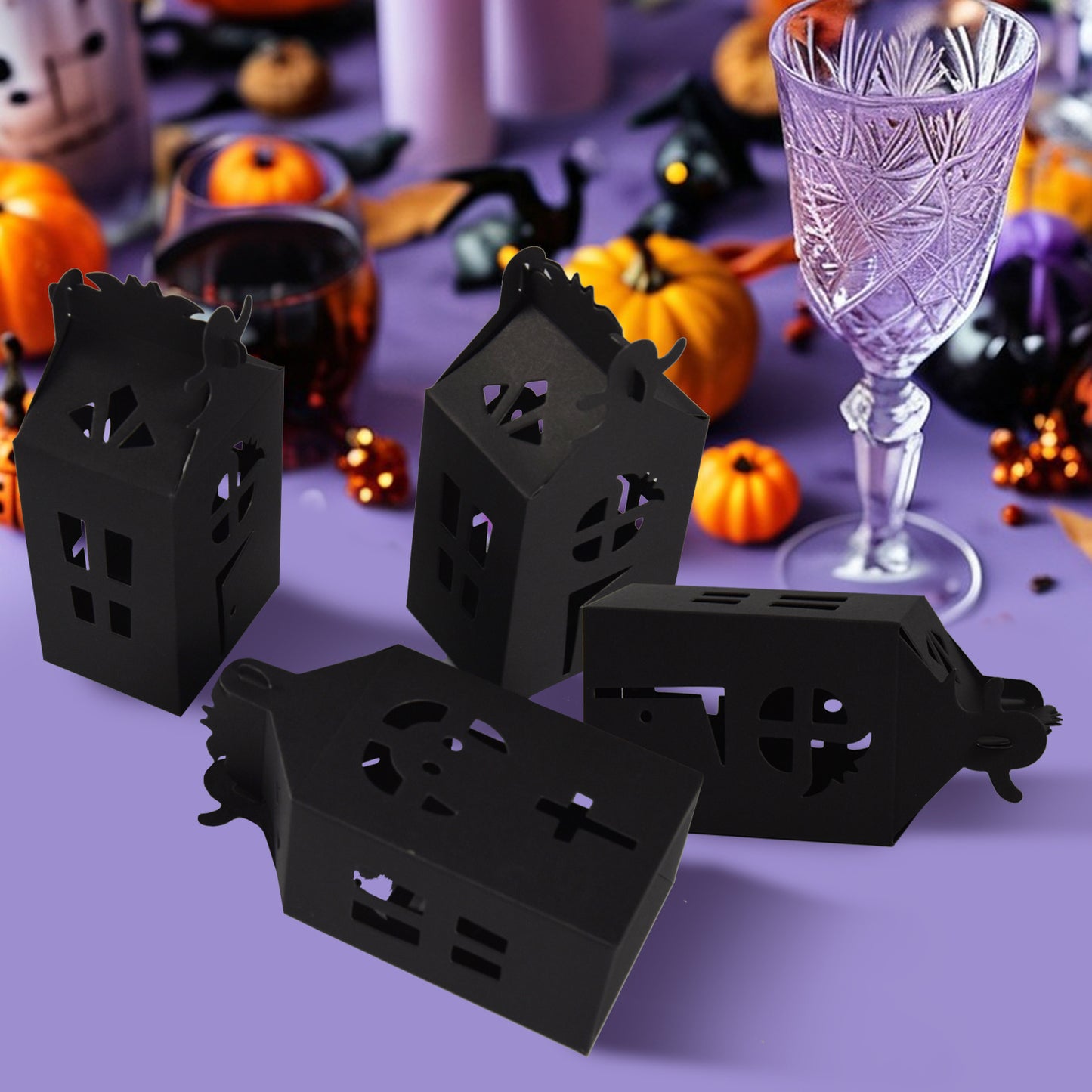 Halloween Candy Boxes - 20 Pcs Decorative Treat Containers
