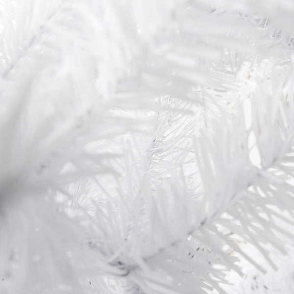 White 7ft, 950 Branches, PVC Material Christmas Tree