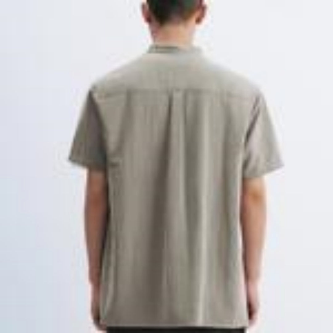 2025 Summer Men's Fashion Casual Tropical Printed Shirt Hawaiian Vacation Style Button Short Sleeve Cardigan - DropOnline.co