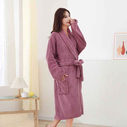Coral Fleece Bath Towel Plus-sized Water-absorbing Quick-drying