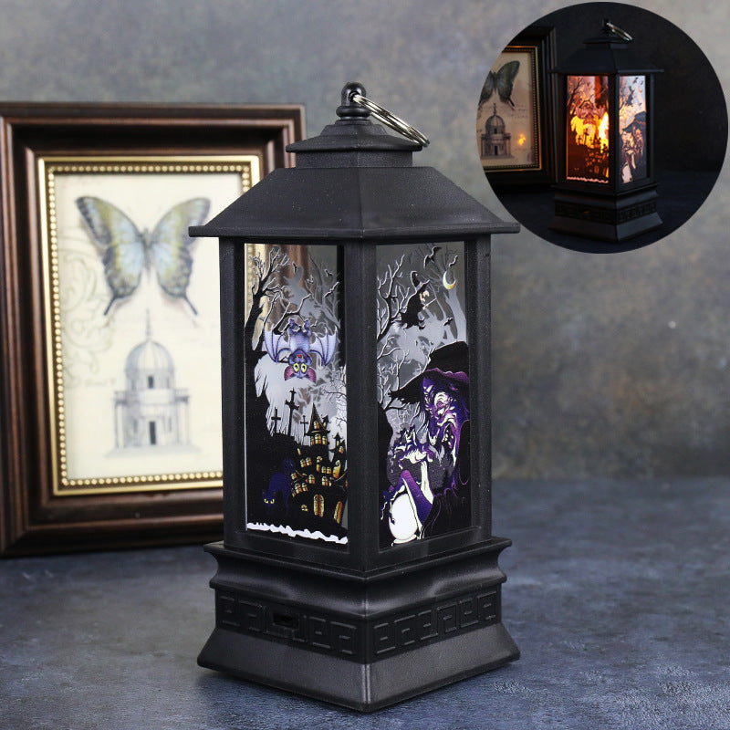 Halloween Simulation Flame Lanterns - Pumpkin Design