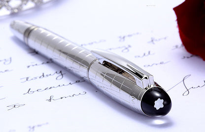 Interstellar Crystal Head Series Metal Rollerball Ballpoint Pen Fountain Pen Classic Carbon Pen Fountain Pen - DropOnline.co