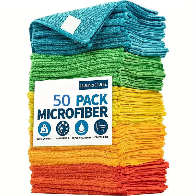 Professional Microfiber Cleaning Cloth Set - Kitchen & Car