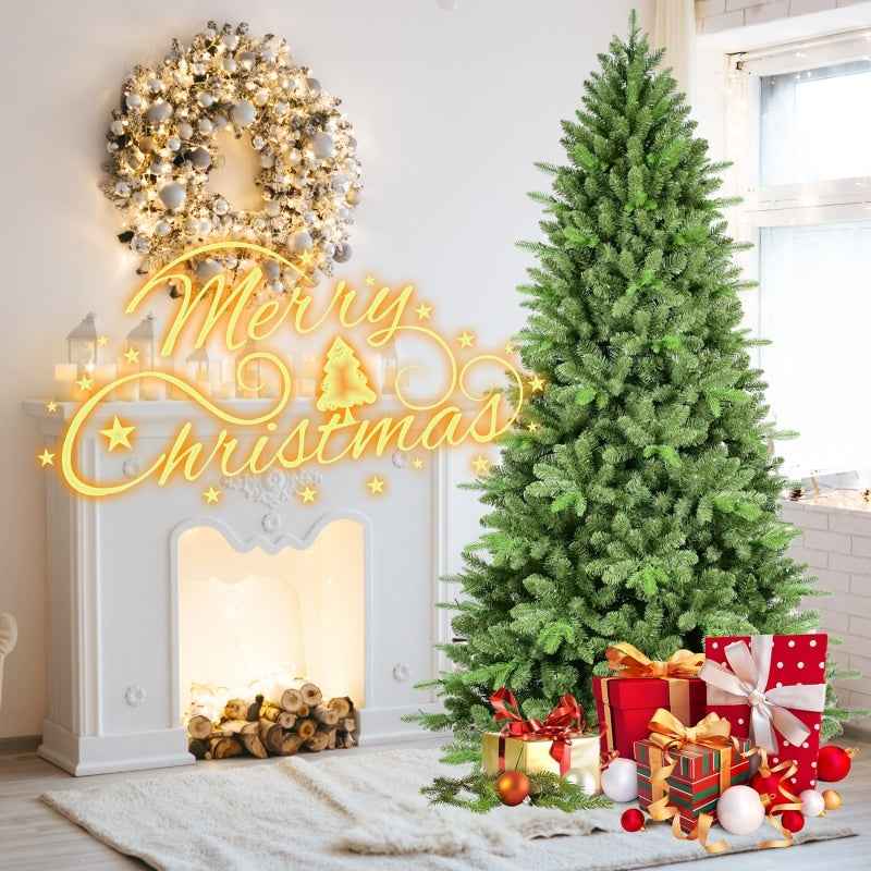 6ft PE/PVC Mixed Christmas Tree - Premium Holiday Decoration