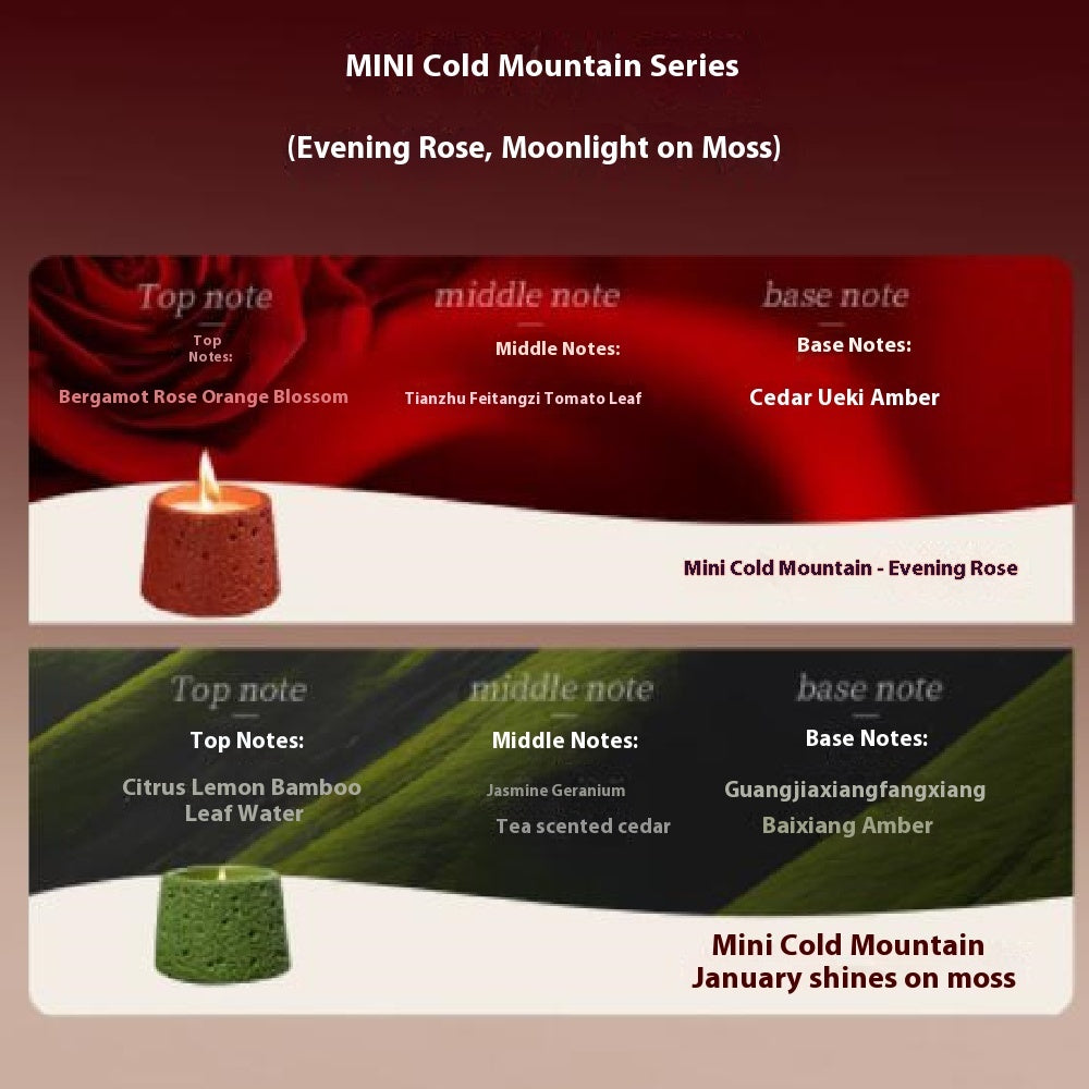 Cold Mountain Series Aromatherapy Candles For Home Sleep Aid