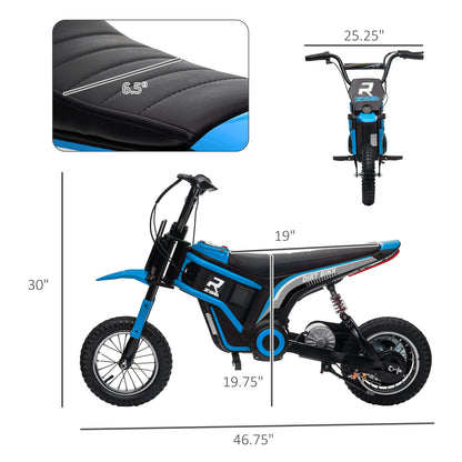 24V 350W Electric Dirt Bike Up to 15 MPH w/ Twist Grip Throttle