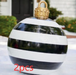 Giant Inflatable Christmas Ball 60cm - PVC Outdoor Ornament Decoration for Tree & Yard