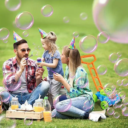 Green Bubble Lawnmower Toy, Releases Bubbles With One Button, Super Fun And Easy, A Must-have For Your Baby's Outdoor Play.