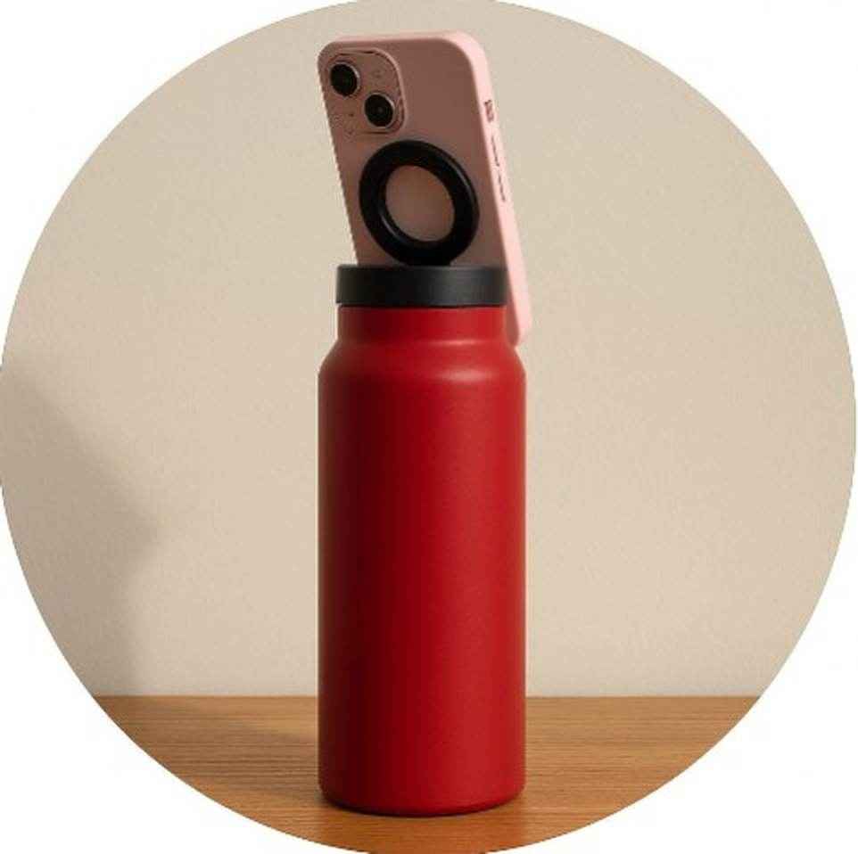 Byoul - Vacuum Insulated Water Bottle With Holder